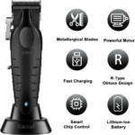 Kemei KM-2296 Tondeuse À Cheveux professionnel pour Hommes réglable noir Tondeuse Tondeuse à cheveux