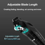 Kemei KM-2296 Tondeuse À Cheveux professionnel pour Hommes réglable noir Tondeuse Tondeuse à cheveux