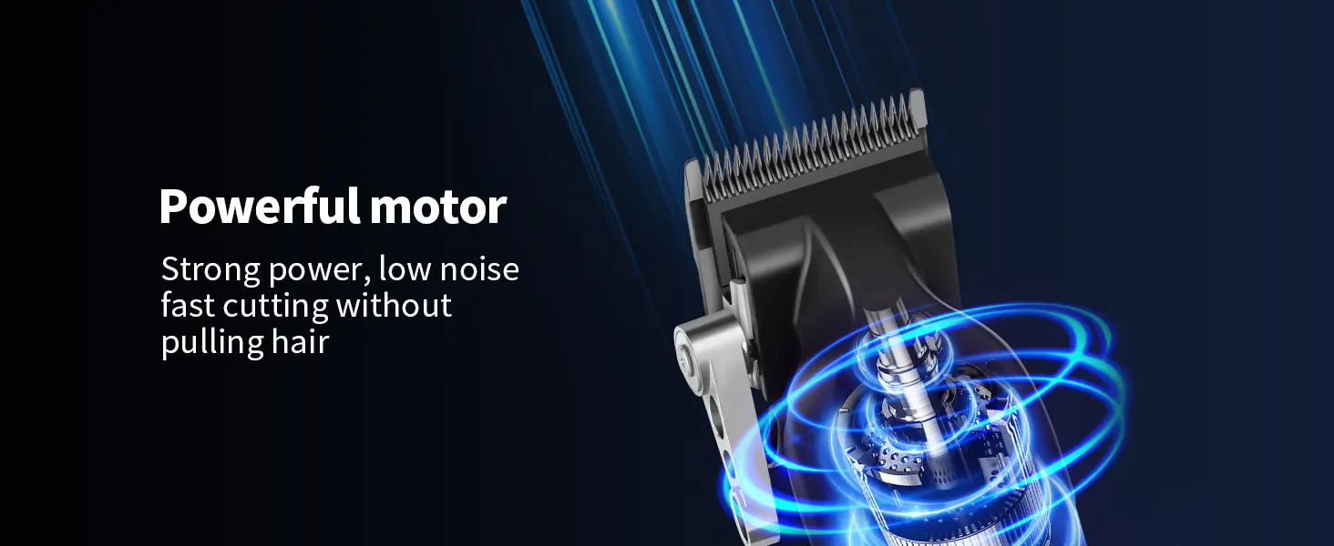 Kemei KM-2296 Tondeuse À Cheveux professionnel pour Hommes réglable noir Tondeuse Tondeuse à cheveux