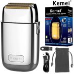 Kemei KM-TX1 – rasoir électrique pour hommes, entièrement en métal, Original,