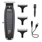 Tondeuse À Cheveux Kemei KM-H71 LCD Affichage Numérique USB Professionnel noir