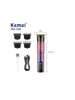 Tondeuse Kemei KM-529 Nouveau LED LCD Affichage Numérique USB