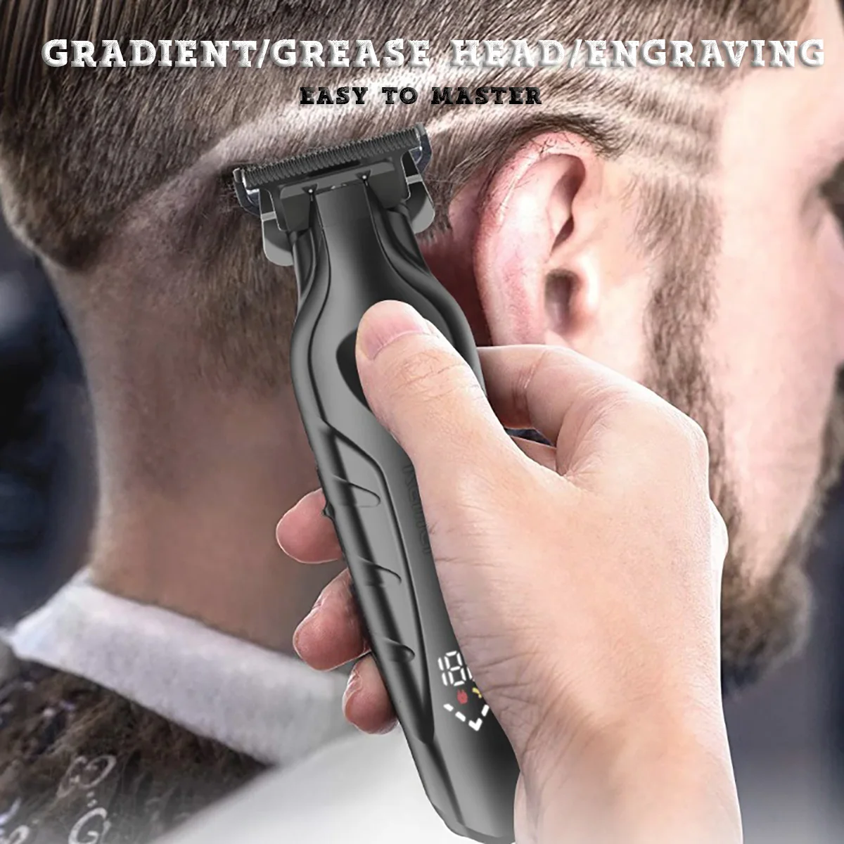 Kemei km-2269-Tondeuse à Cheveux Professionnelle, Moteur 7500 tr/min, Lame en Céramique noir batrie 2000 mAh Kemei km-2269-Tondeuse à Cheveux Professionnelle, Moteur 7500 tr/min, Lame en Céramique noir batrie 2000 mAh - - Boutique Algérie