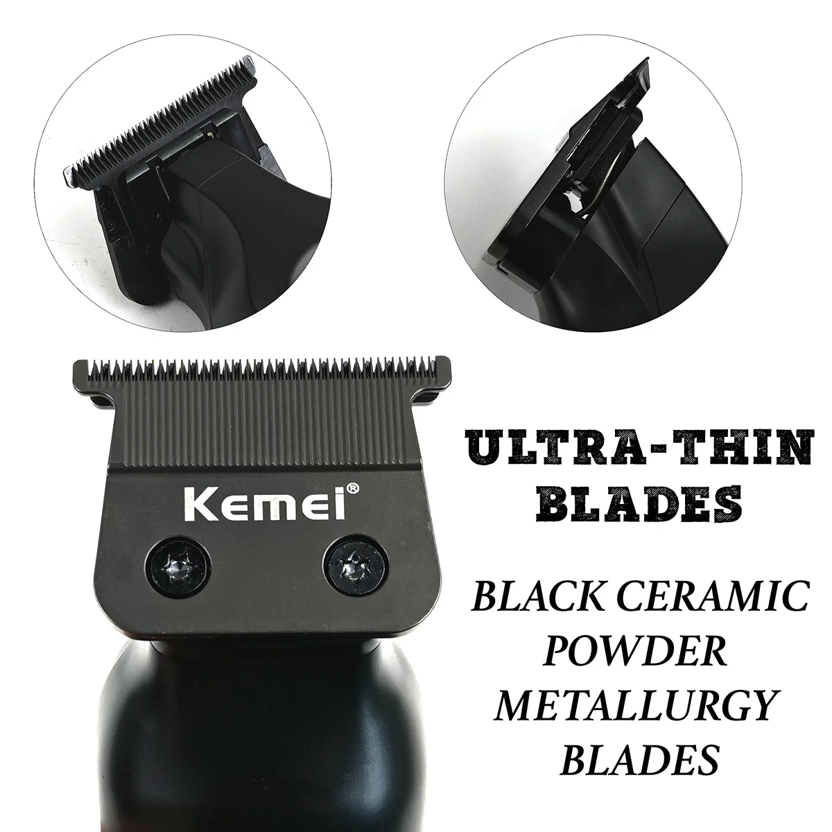 Kemei km-2269-Tondeuse à Cheveux Professionnelle, Moteur 7500 tr/min, Lame en Céramique noir batrie 2000 mAh Kemei km-2269-Tondeuse à Cheveux Professionnelle, Moteur 7500 tr/min, Lame en Céramique noir batrie 2000 mAh - - Boutique Algérie