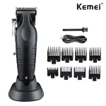 Kemei KM-2296 Tondeuse À Cheveux professionnel pour Hommes réglable noir