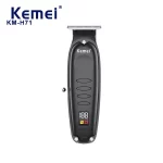 Tondeuse À Cheveux Kemei KM-H71 LCD Affichage Numérique USB Professionnel noir