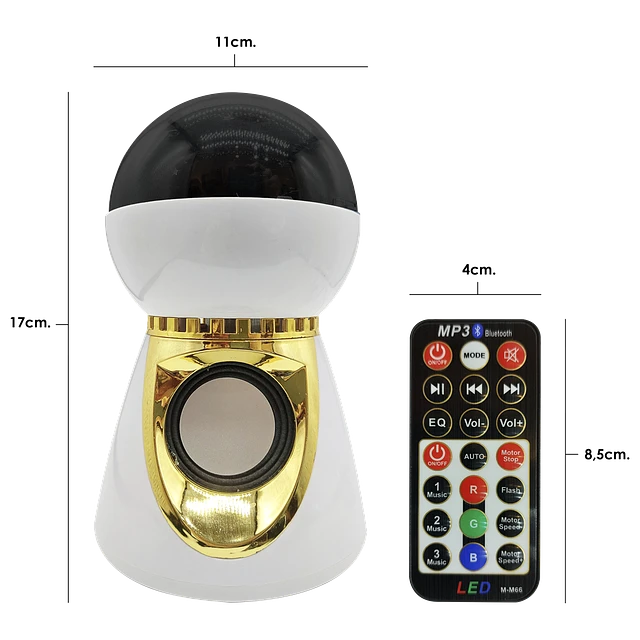 Lampe LED avec système audio – Projection veilleuse Lampe LED avec système audio – Projection veilleuse