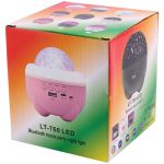 Lumière dansante LED LT-760 avec haut-parleur Bluetooth