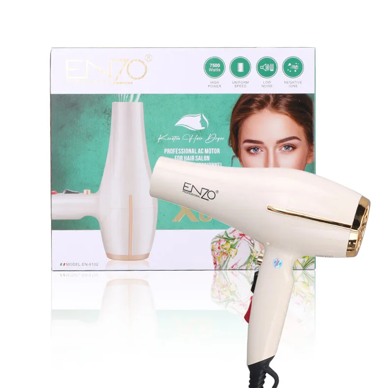 Sèche-cheveux professionnel Enzo 7500W EN-6102 X6 AC
