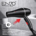 Séchoir Enzo EN-111 1500W Sèche-cheveux professionnel Sèche Cheveux sechoir