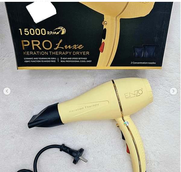 Séchoir Enzo EN-111GRAY 6500w Sèche-cheveux professionnel