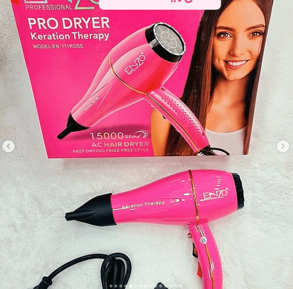 Séchoir Enzo EN-111GRAY 6500w Sèche-cheveux professionnel