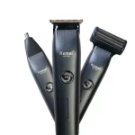 tondeuse 3 en 1 kemei KM-1258 rasoir, tondeuse et une tete pour le nez