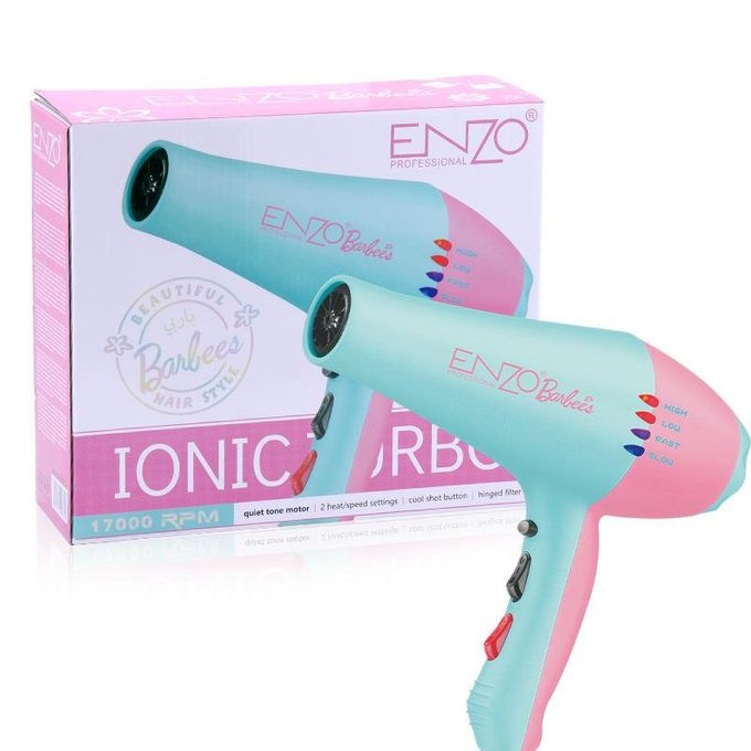 ENZO EN-8860A Seche cheveux Professional Ionic turbo 17000 RPM 2 vitesses et de 3 niveaux de température - - Boutique Algérie