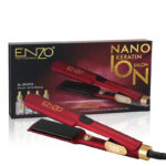 ENZO EN-2406 fer à lisser rouge ENZO avec technologie Nano Titanium 988° rouge afficheur lcd