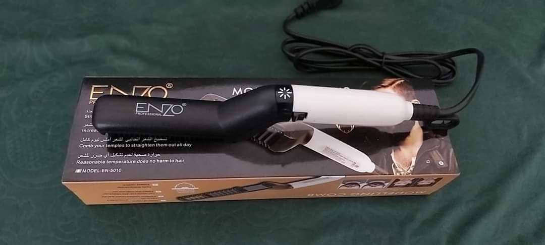 ENZO EN-5010 brosse lissante Pour Homme Cheveux Et Barbe modelling comb