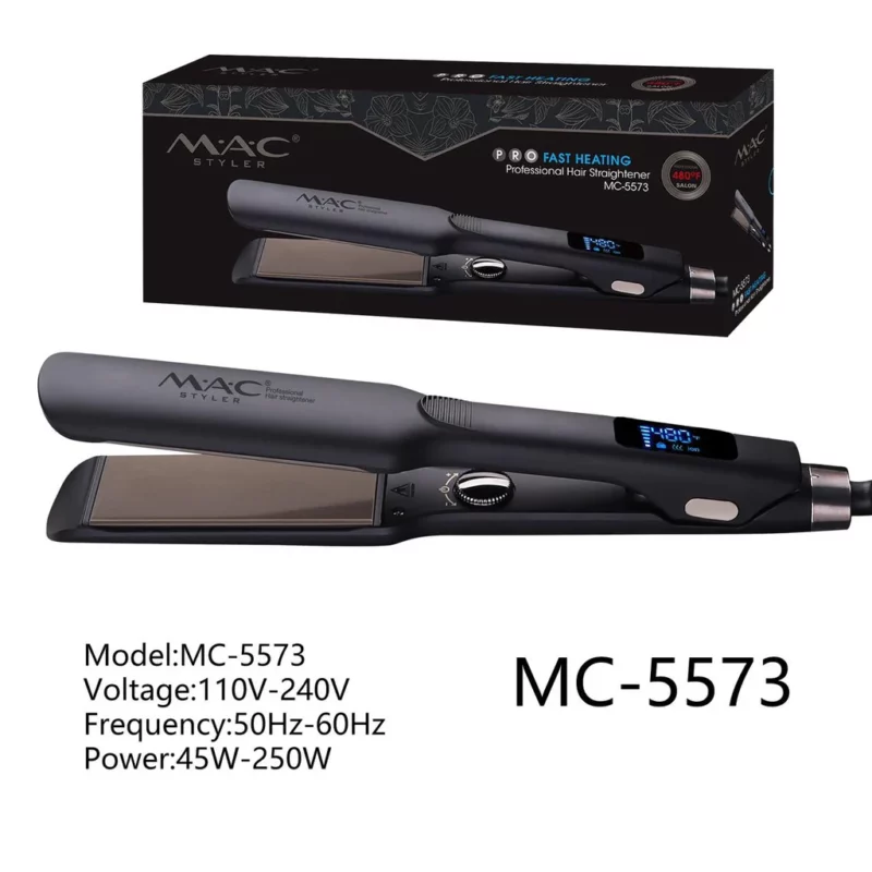 Fer à lisser professionnel MAC Styler MC5573 lcd 450 °F