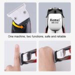 Kemei KM-1723 Tondeuse Rechargeable Puissance et Précision pour une Coupe Parfaite