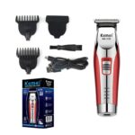 Kemei KM-1723 Tondeuse Rechargeable Puissance et Précision pour une Coupe Parfaite