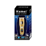 Kemei KM-078 Tondeuse À Cheveux Sans Fil , lcd gold doré