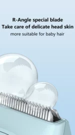 HTC BL-066 Tondeuse pour enfants et bébé, entièrement lavable étanche IPX6 , faible bruit, usage domestique, tondeuse à cheveux pour bébé