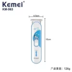 KEMEI KM-963 tondeuse bébé professionnel tondeuse à cheveux en acier au carbone tres douce sur la peau