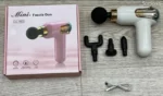Pistolet De Massage Portable LC-002 avec 4 têtes 9 vitesses écran LCD