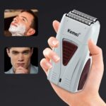 Rasoir Rechargeable Sans Fil Double Lame - KM-3381