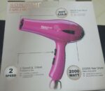Sèche Cheveux 2 Vitesses - 2000 Watts - Violet Rose