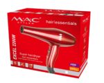 Sèche-cheveux professionnel à LED pour Salon de coiffure, Mac Styler MC-6629 rouge 2200W