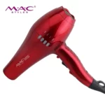 Sèche-cheveux professionnel à LED pour Salon de coiffure, Mac Styler MC-6629 rouge 2200W
