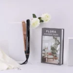 ENZO EN-3328 Professional Lisseur en Céramique et Titane - Température Extrême 1280°F pour Kératine et Protéine 