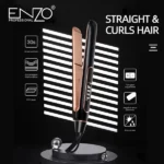 ENZO EN-3328 Professional Lisseur en Céramique et Titane - Température Extrême 1280°F pour Kératine et Protéine 
