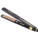 ENZO EN-5182 Lisseur professionnel , chauffage rapide, 450°F, anti-frisottis - noir gold doré