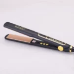 ENZO EN-5182 Lisseur professionnel , chauffage rapide, 450°F, anti-frisottis - noir gold doré