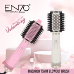 ENZO EN-6214 Brosse Volumisante – Sèche-cheveux et lisseur 2 en 1 pour un coiffage professionnel
