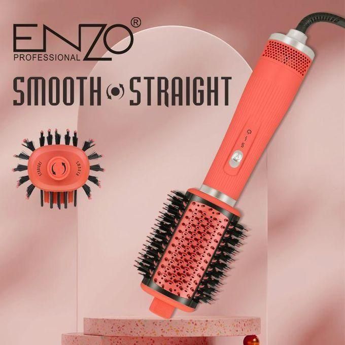 ENZO EN-6214 Brosse Volumisante – Sèche-cheveux et lisseur 2 en 1 pour un coiffage professionnel
