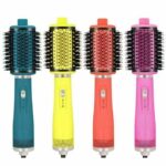 ENZO EN-6214 Brosse Volumisante – Sèche-cheveux et lisseur 2 en 1 pour un coiffage professionnel