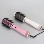 ENZO EN-6214 Brosse Volumisante – Sèche-cheveux et lisseur 2 en 1 pour un coiffage professionnel