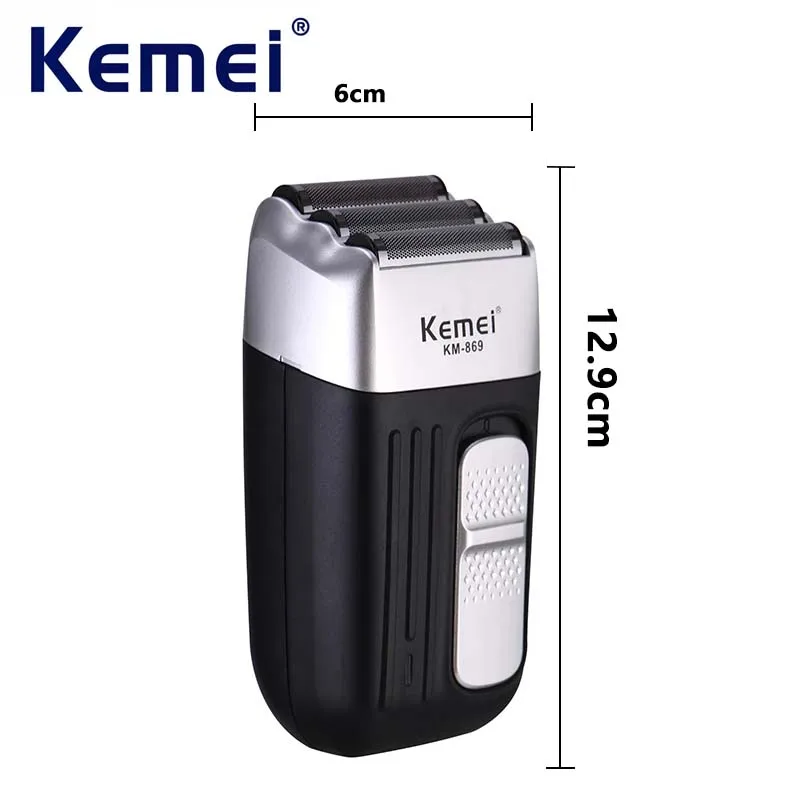 Kemei KM-869 Rasoir Triple Tête Rasoir electrique Rechargeable original kemei - - Boutique Algérie
