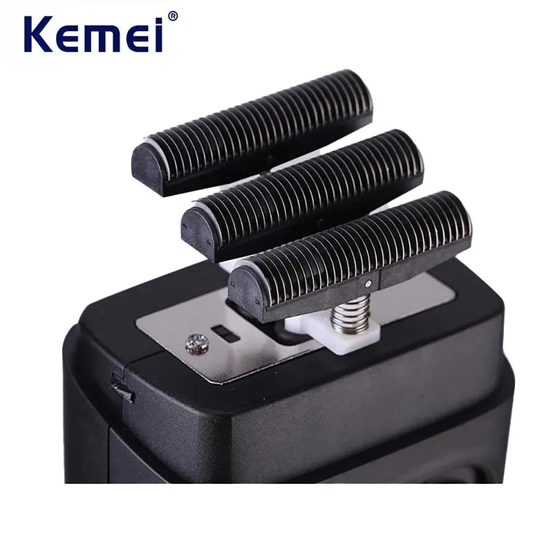 Kemei KM-869 Rasoir Triple Tête Rasoir electrique Rechargeable original kemei - - Boutique Algérie