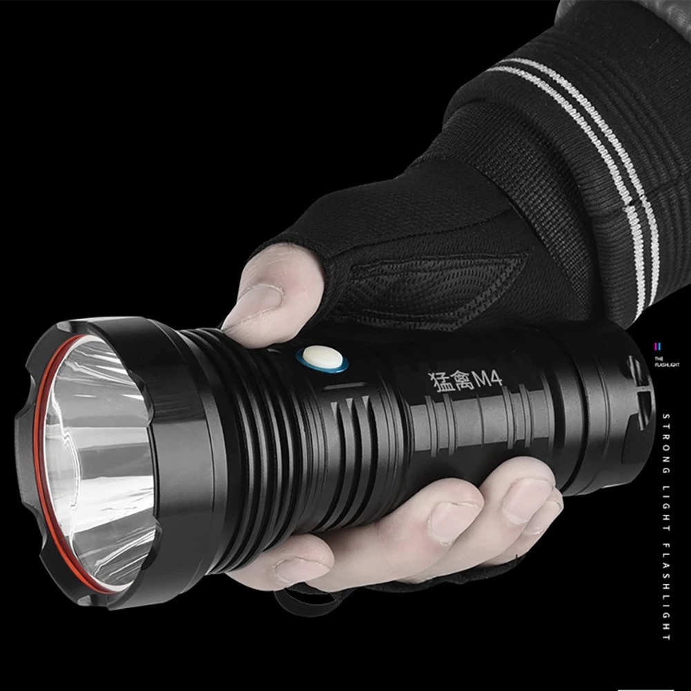 Lampe de poche LED longue portée aste, torche haute luminosité, lanterne de camping, lampe à main extérieure, haute puissance, injuste, SG, SST40