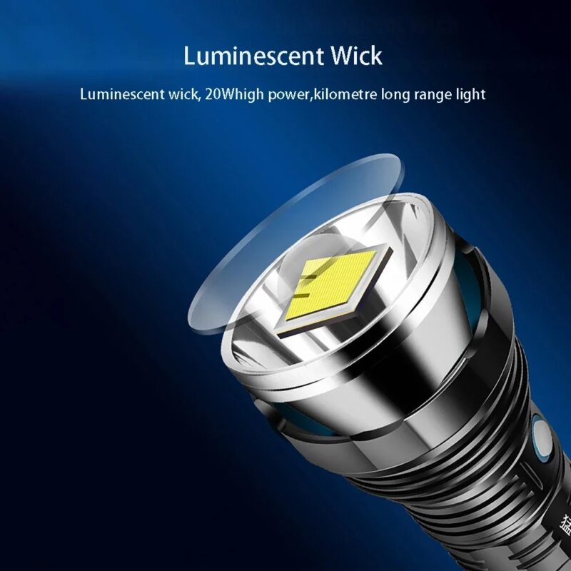 Lampe de poche LED longue portée aste, torche haute luminosité, lanterne de camping, lampe à main extérieure, haute puissance, injuste, SG, SST40