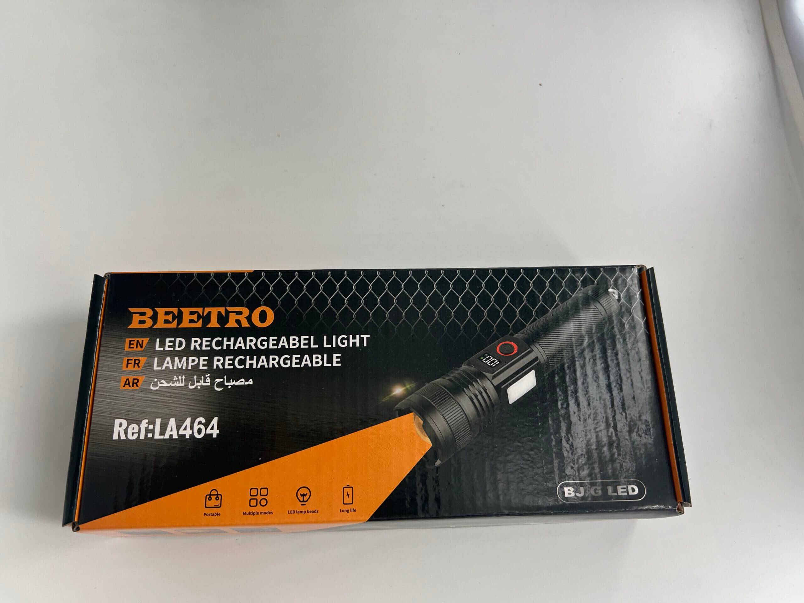 Lampe de Poche LED Puissante à Longue Portée LA 464 BEETRO