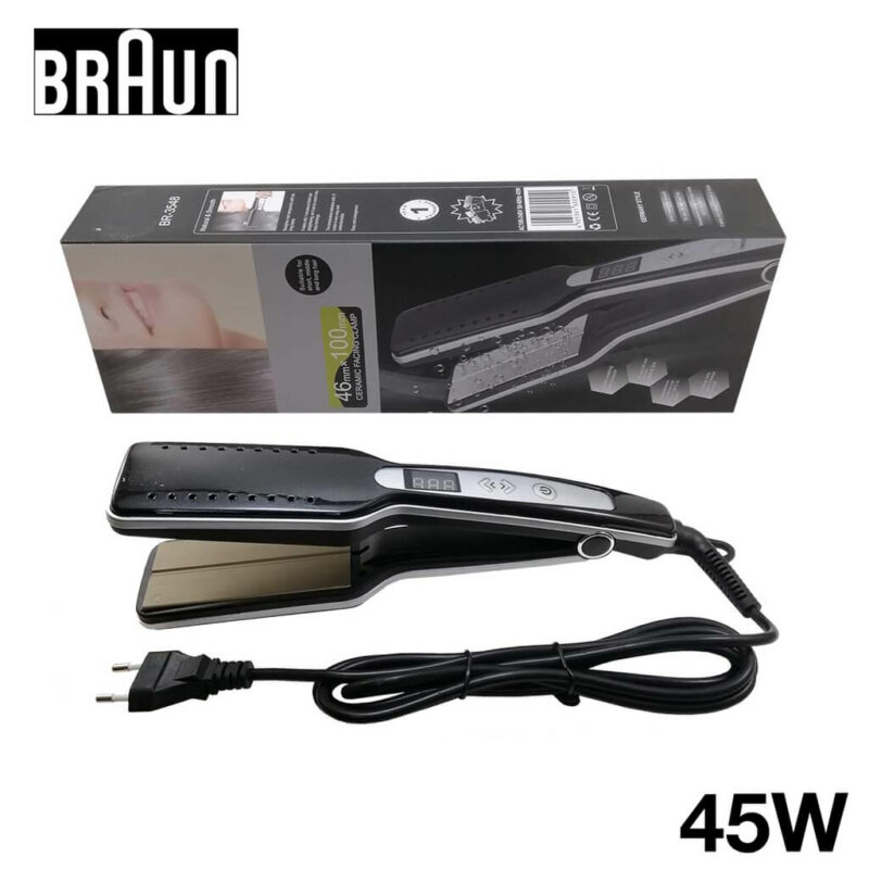 Lisseur à Vapeur braun BR-3548 - Plaques Nano-Céramique - Noir