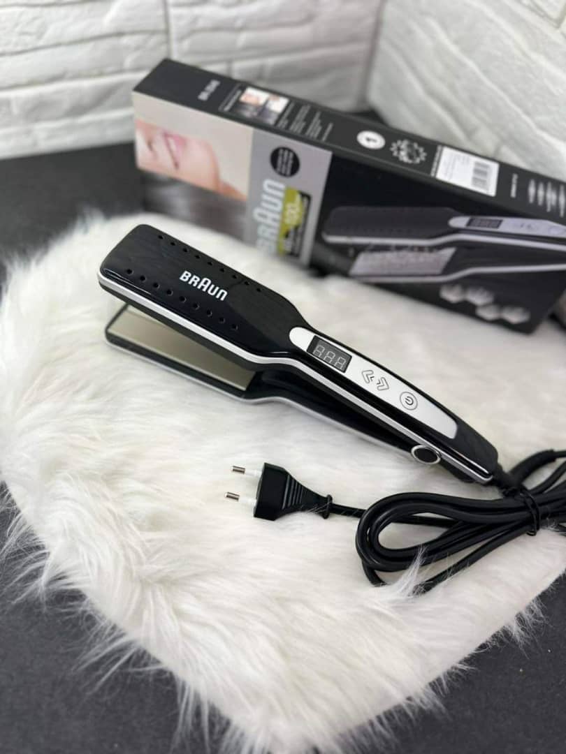 Lisseur à Vapeur braun BR-3548 - Plaques Nano-Céramique - Noir