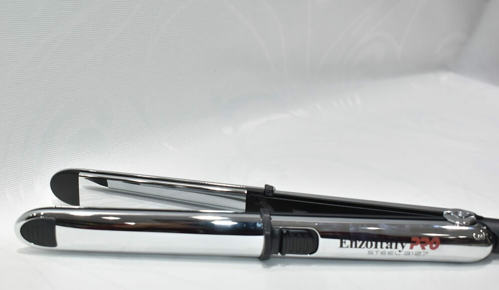 Lisseur professionnel ENZO PRO Steel EN-3127 - 985°F Technologie EP et Ionic chromé En acier inoxydable