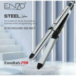 Lisseur professionnel ENZO PRO Steel EN-3127 - 985°F Technologie EP et Ionic chromé En acier inoxydable