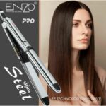 Lisseur professionnel ENZO PRO Steel EN-3127 - 985°F Technologie EP et Ionic chromé En acier inoxydable