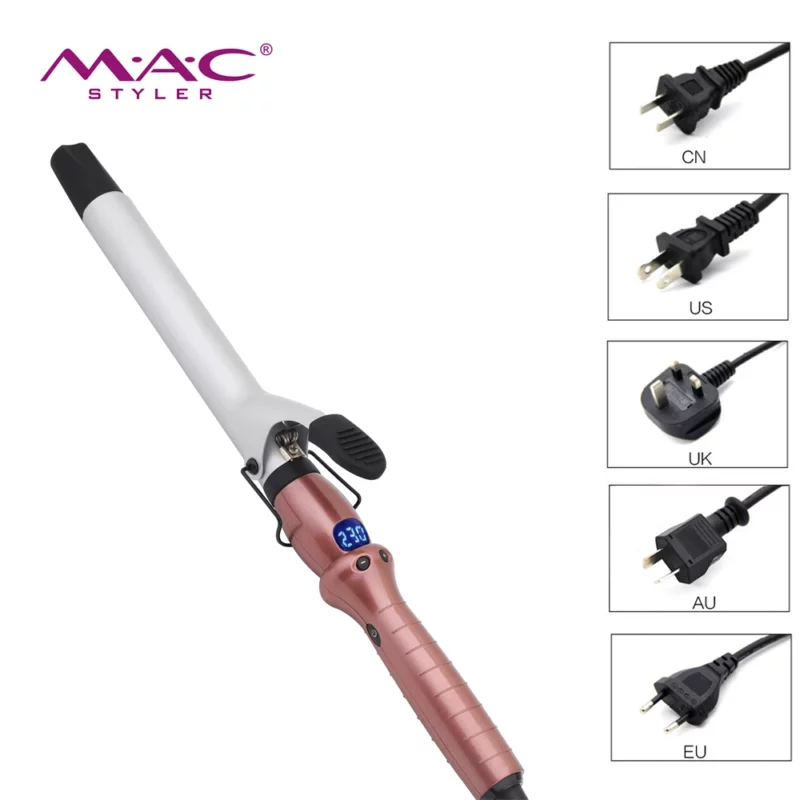 MAC Styler MC-3325 – Fer à friser fer a boucler professionnel avec écran LCD